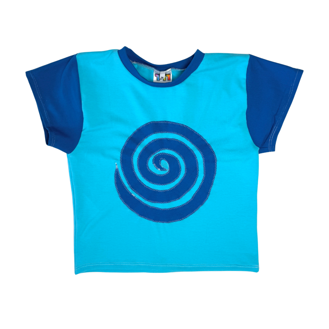 Into the Portal - Baby Tee (Light Blue/Blue - RTS)