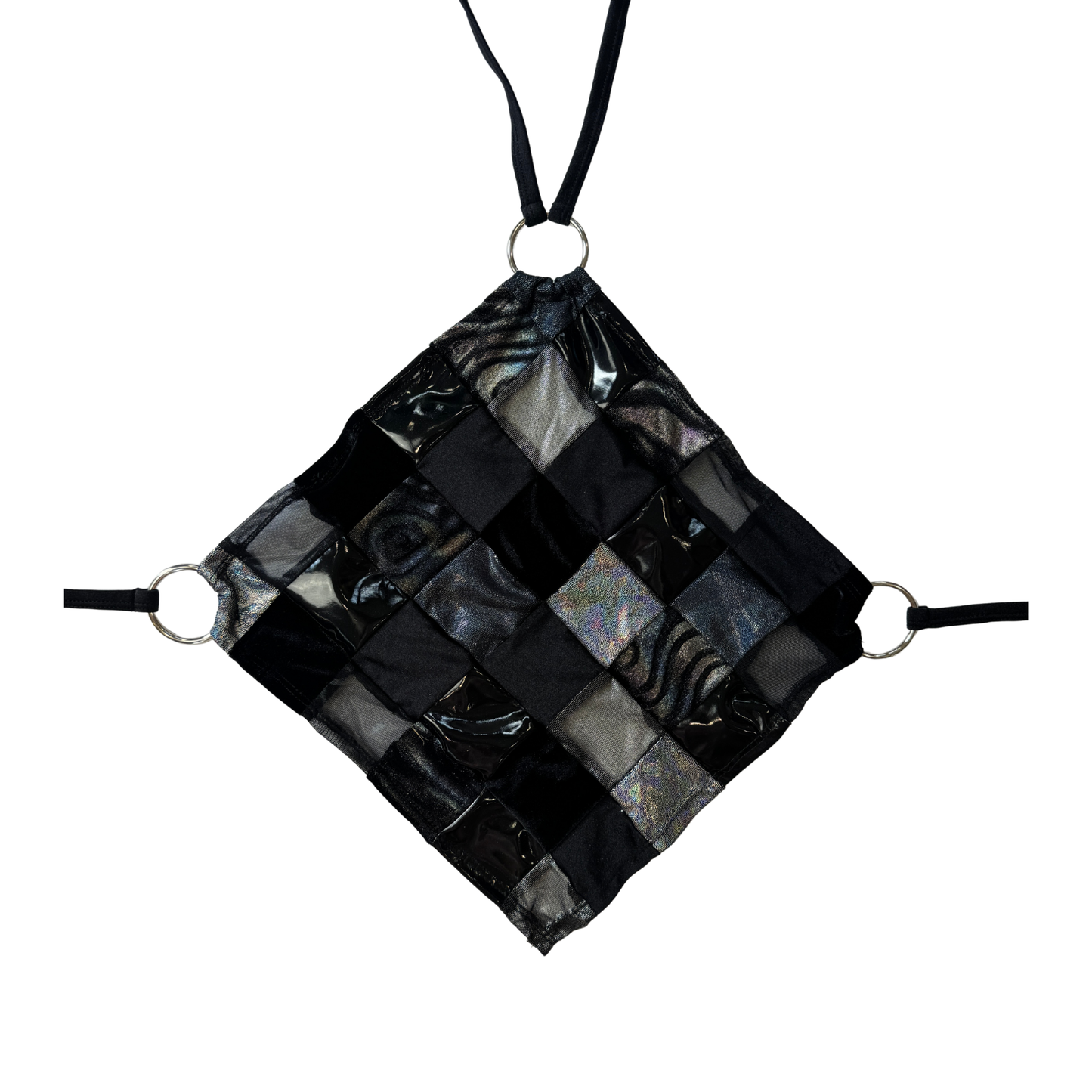 EOS SALE - mixed black patch halter