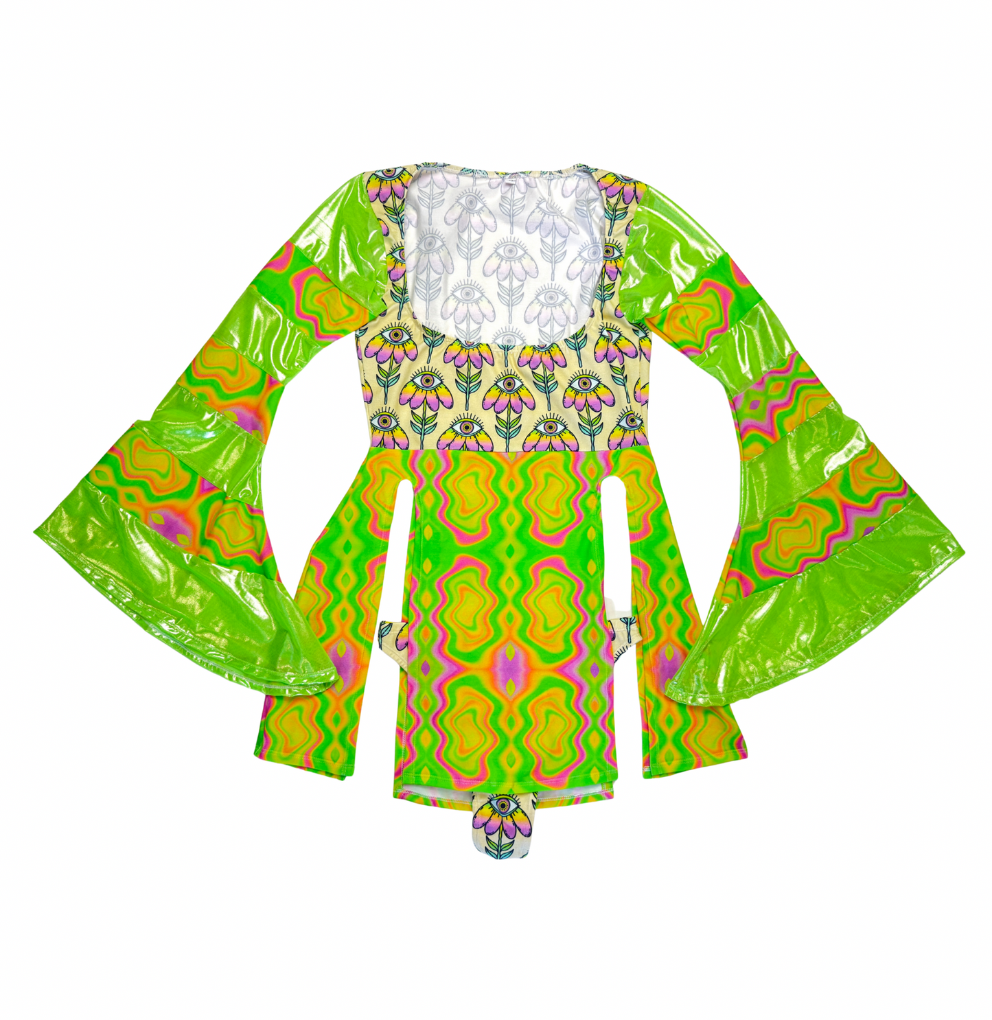 JULY - Manifest flare sleeve mini dress (6/12) - M
