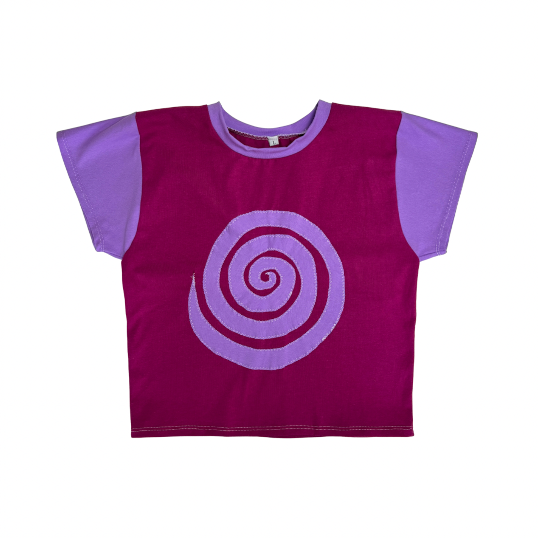Into the Portal - Baby Tee (Purple/Magenta - RTS)