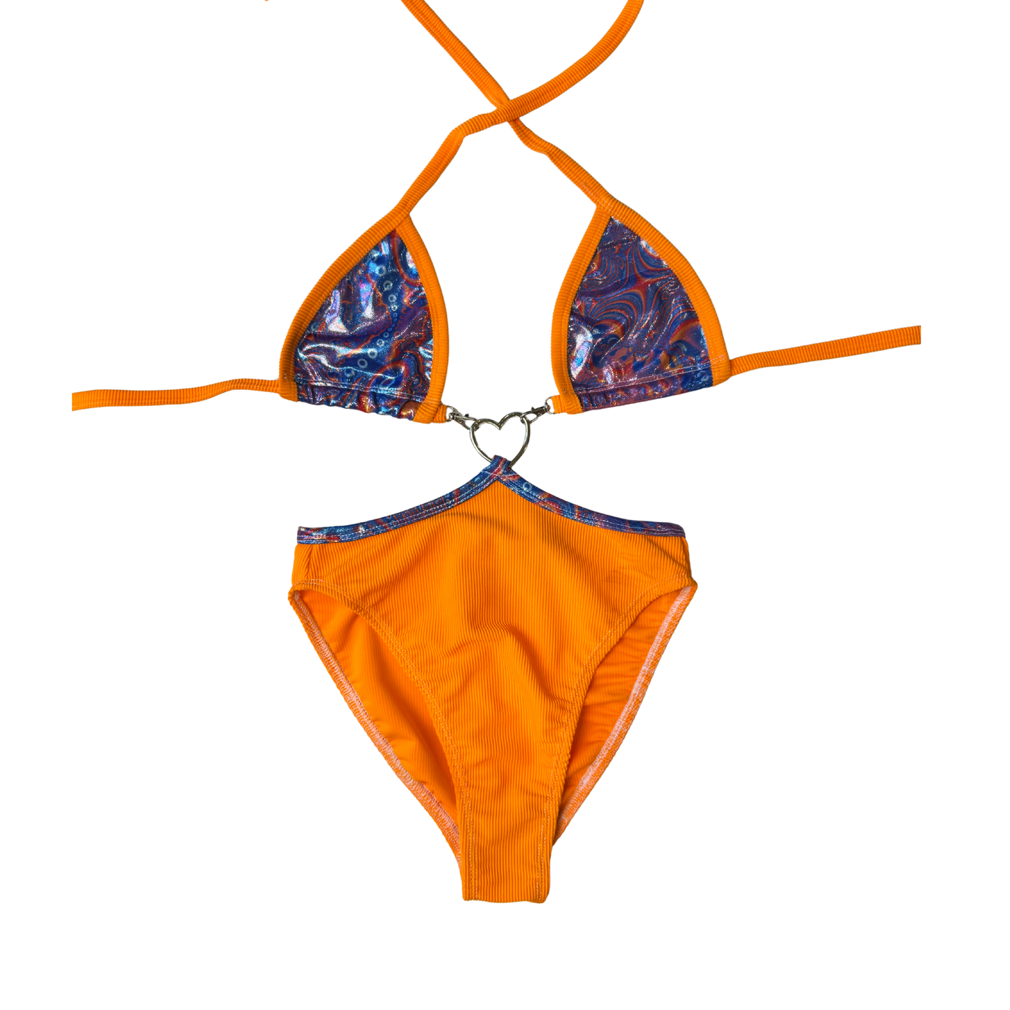 EOS SALE - Orange zzayonaraa bralette bodysuit