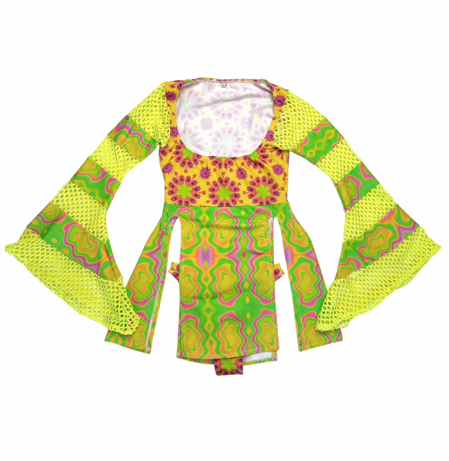 JULY - Manifest flare sleeve mini dress (3/12) - S