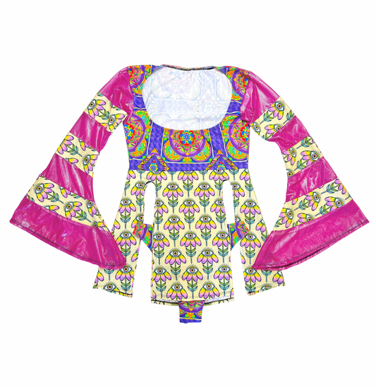 JULY - Manifest flare sleeve mini dress (9/12) - XL