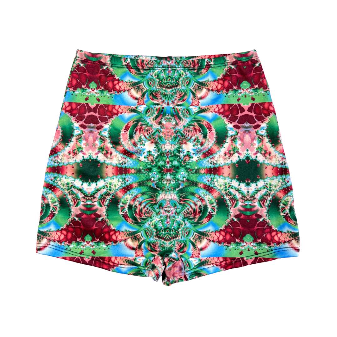 Psyhibit - Rack sale - Zzayonaraa print high waist booty shorts (sizes XS, L)