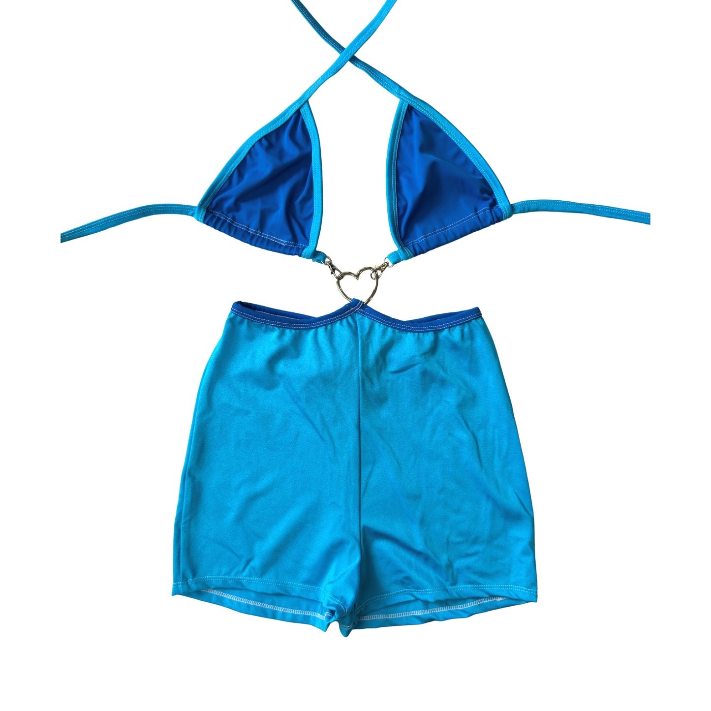 EOS SALE - Blue playsuit - Size S