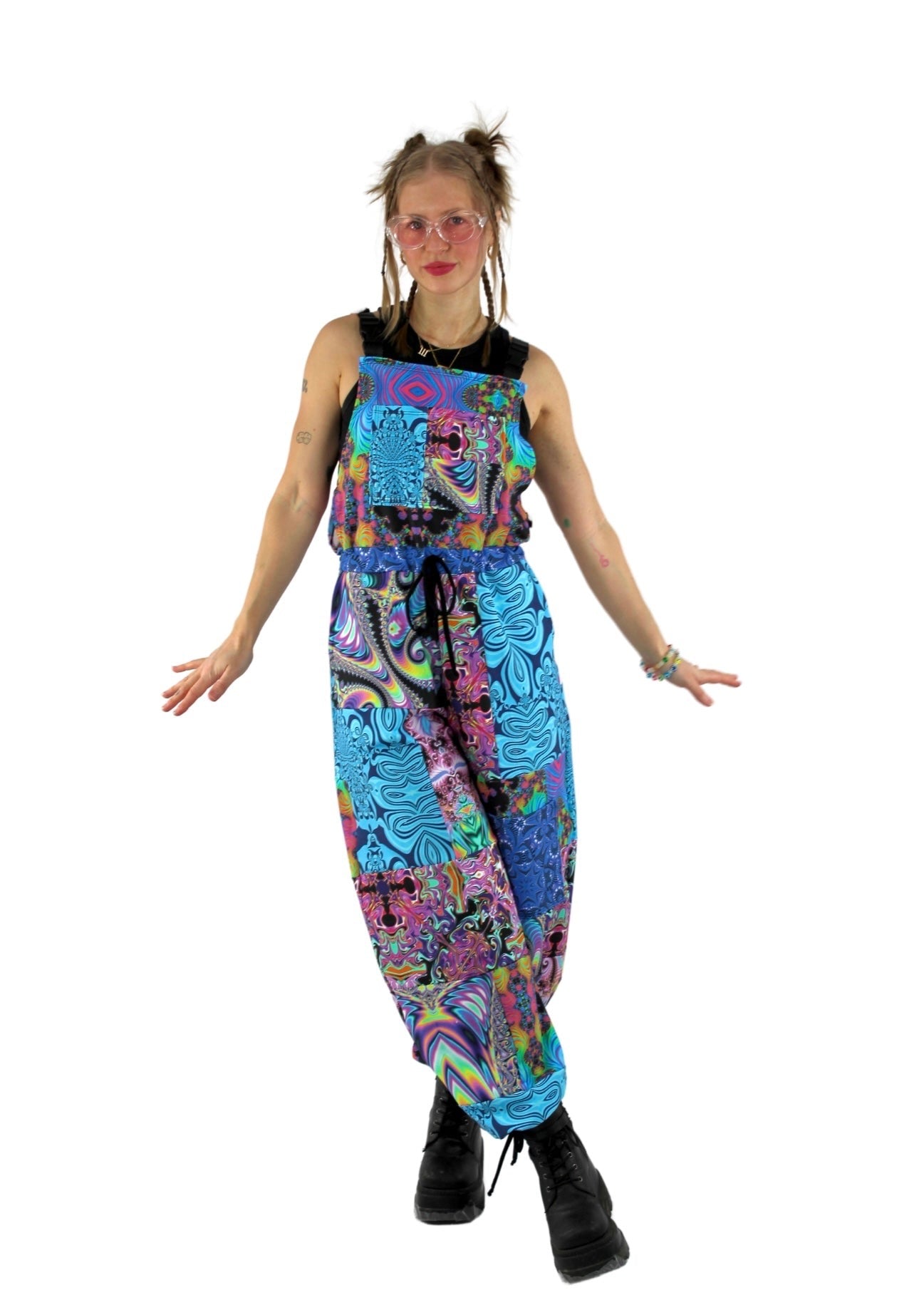 Custom Patchwork Overalls