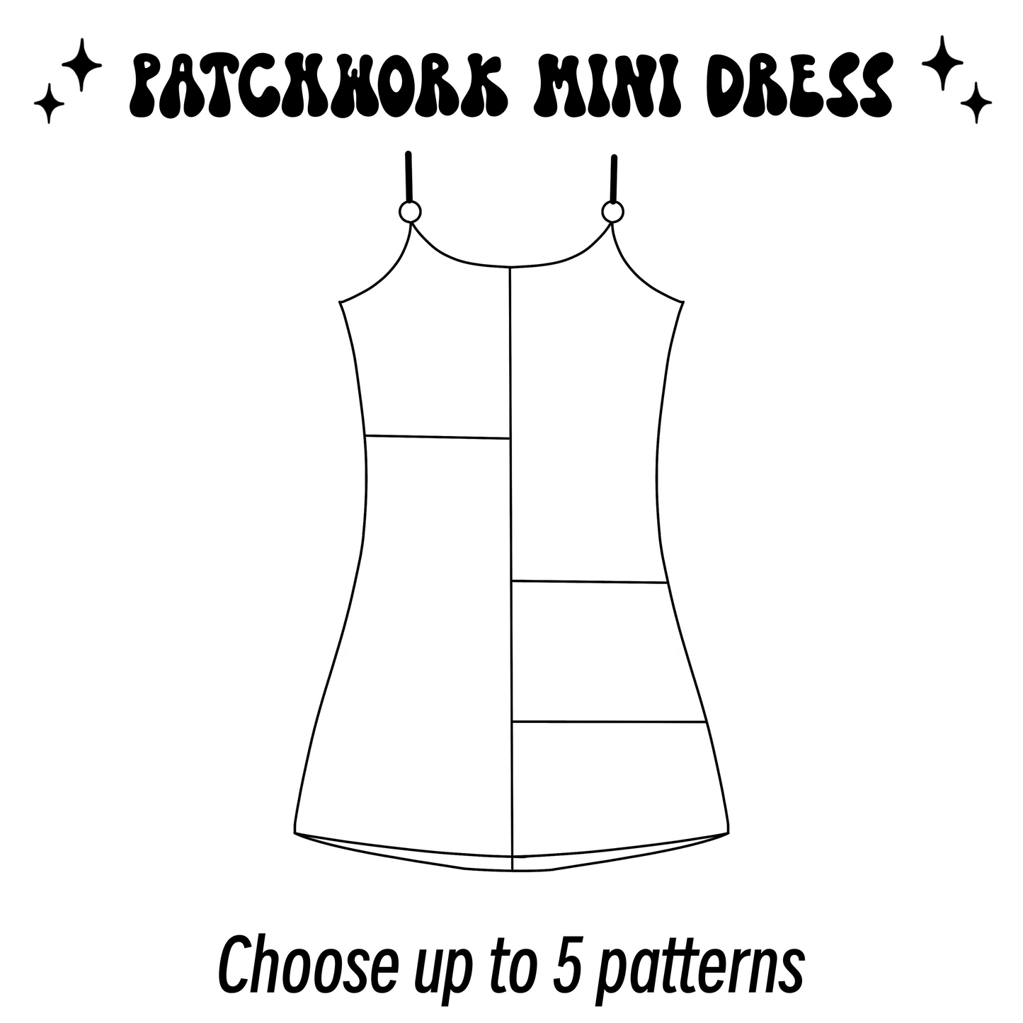 Custom Patchwork Mini Dress