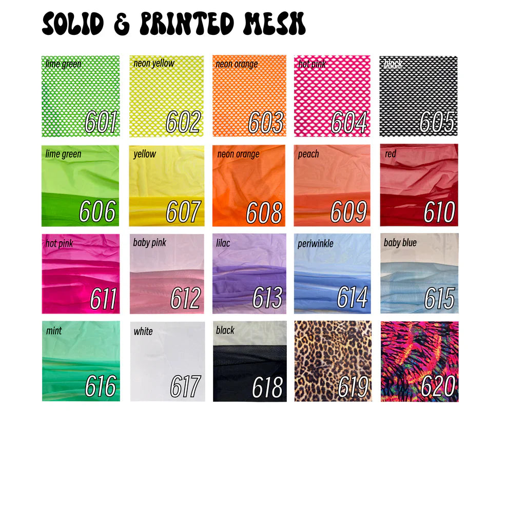APRIL - Mesh Mini Skirt (MTO - Custom Colour)