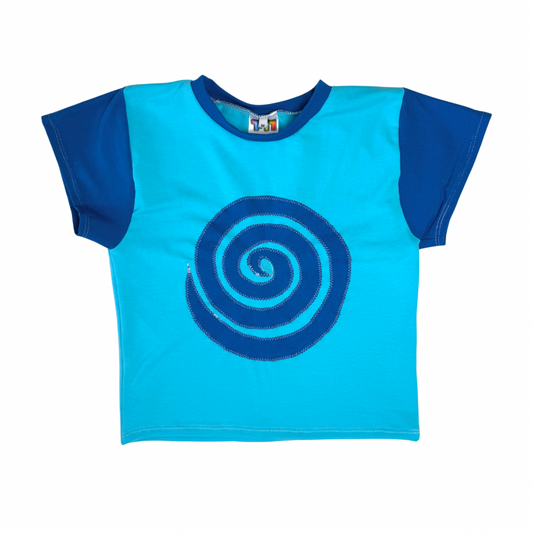 Into the Portal - Baby Tee (Light Blue/Blue - RTS)