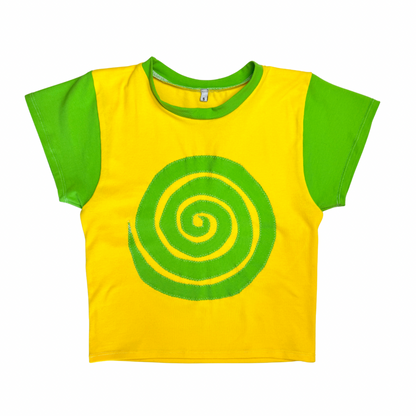 Into the Portal - Baby Tee (Yellow/Green - RTS)