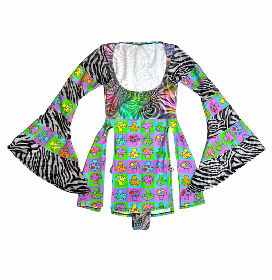 JULY - Manifest flare sleeve mini dress (1/12) - XS