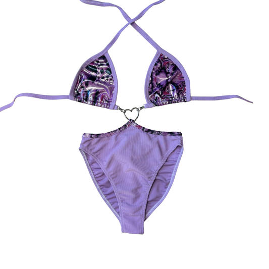 EOS SALE - Purple zzayonaraa bralette bodysuit