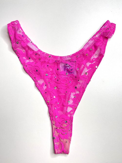 Hot Pink Lace Panties (FINAL SALE)