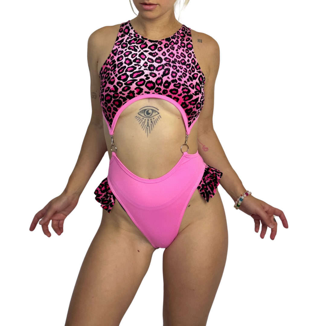 Pink Kitty Bodysuit