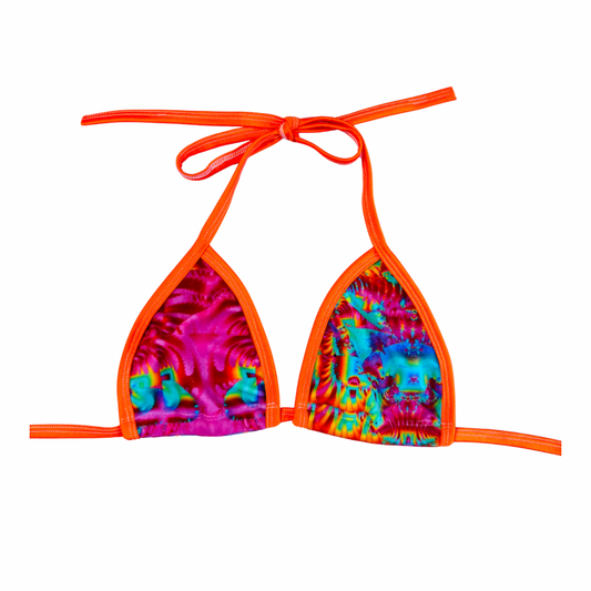 Psyhibit - Rack sale - Zzayonaraa print bralette (size S x2)