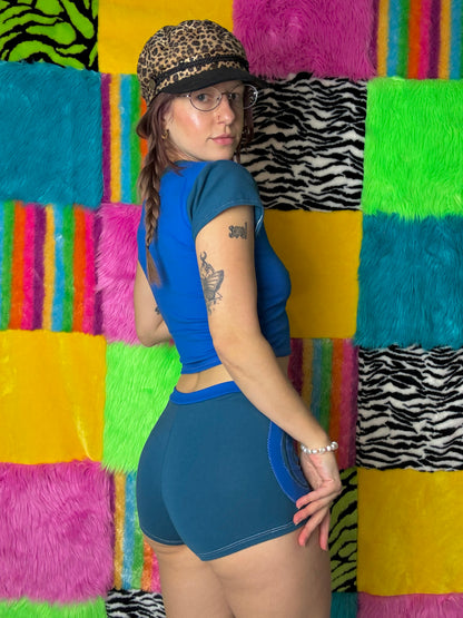 Into the Portal - Baby Tee (Blue/Dark Blue - RTS)