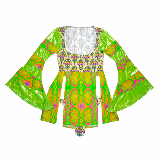 JULY - Manifest flare sleeve mini dress (6/12) - M