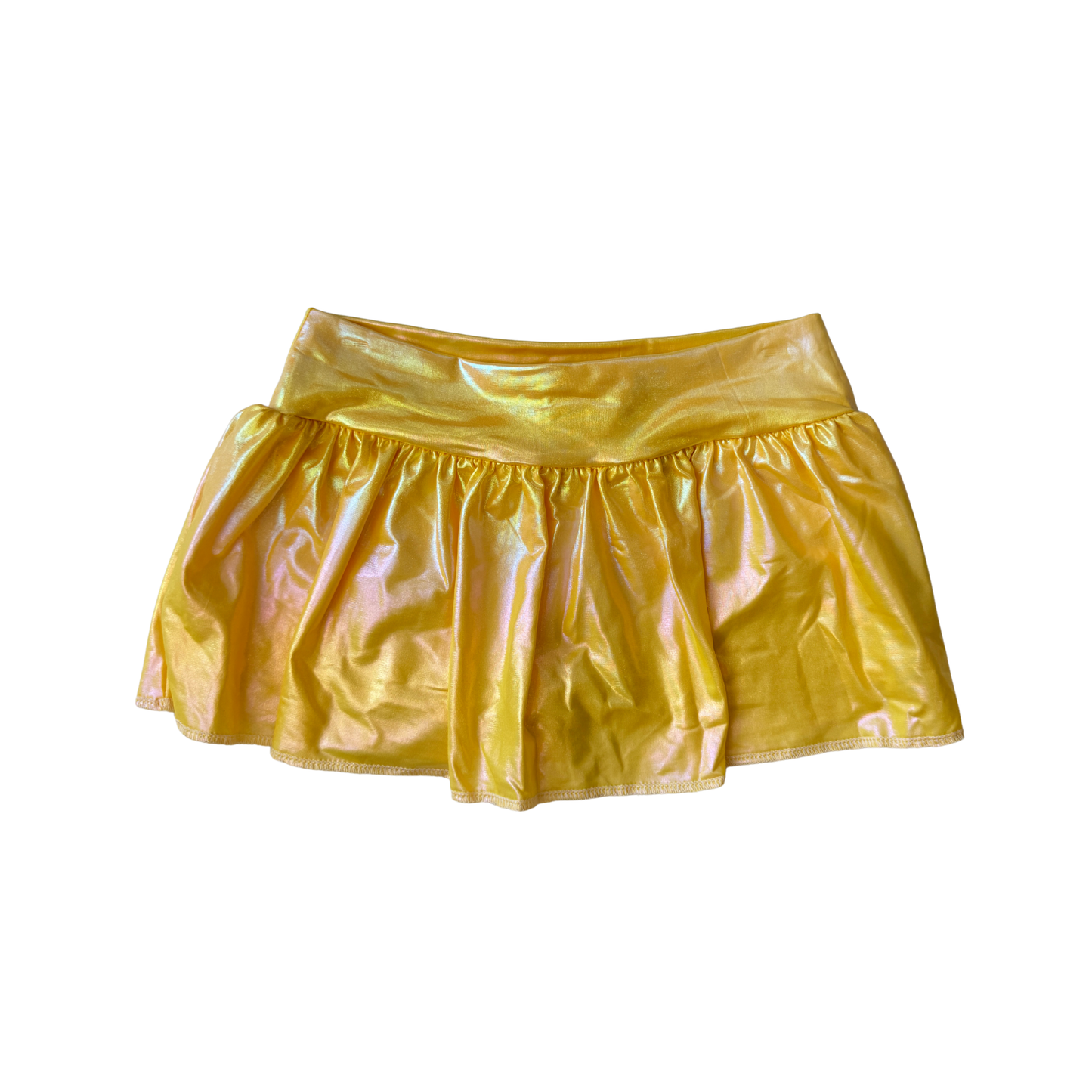 EOS SALE - yellow opal ruffle skort