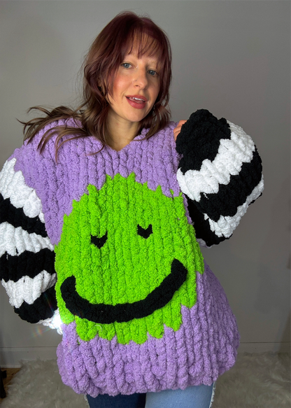 COZEE - Smiley Sweater (PRE-ORDER, MTO)