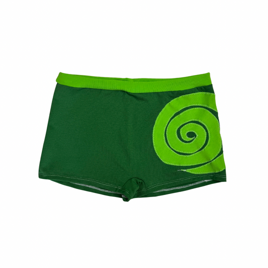 Into the Portal - Mid-rise Shorties (Green/Dark Green - RTS)