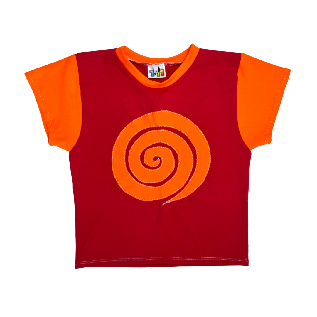 Into the Portal - Baby Tee (Red/Orange - RTS)