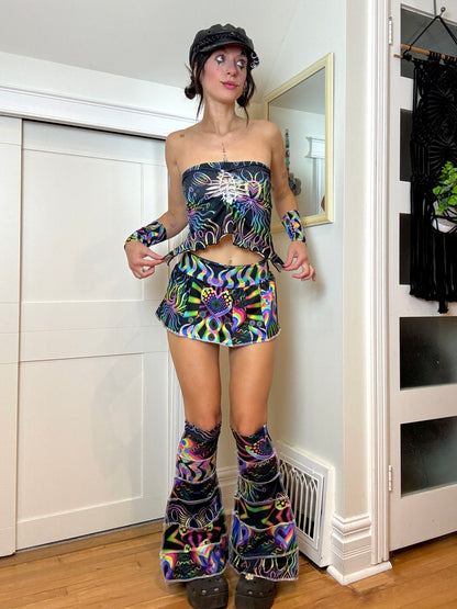 1:11 X Deep Space Violet - Patchy Skort