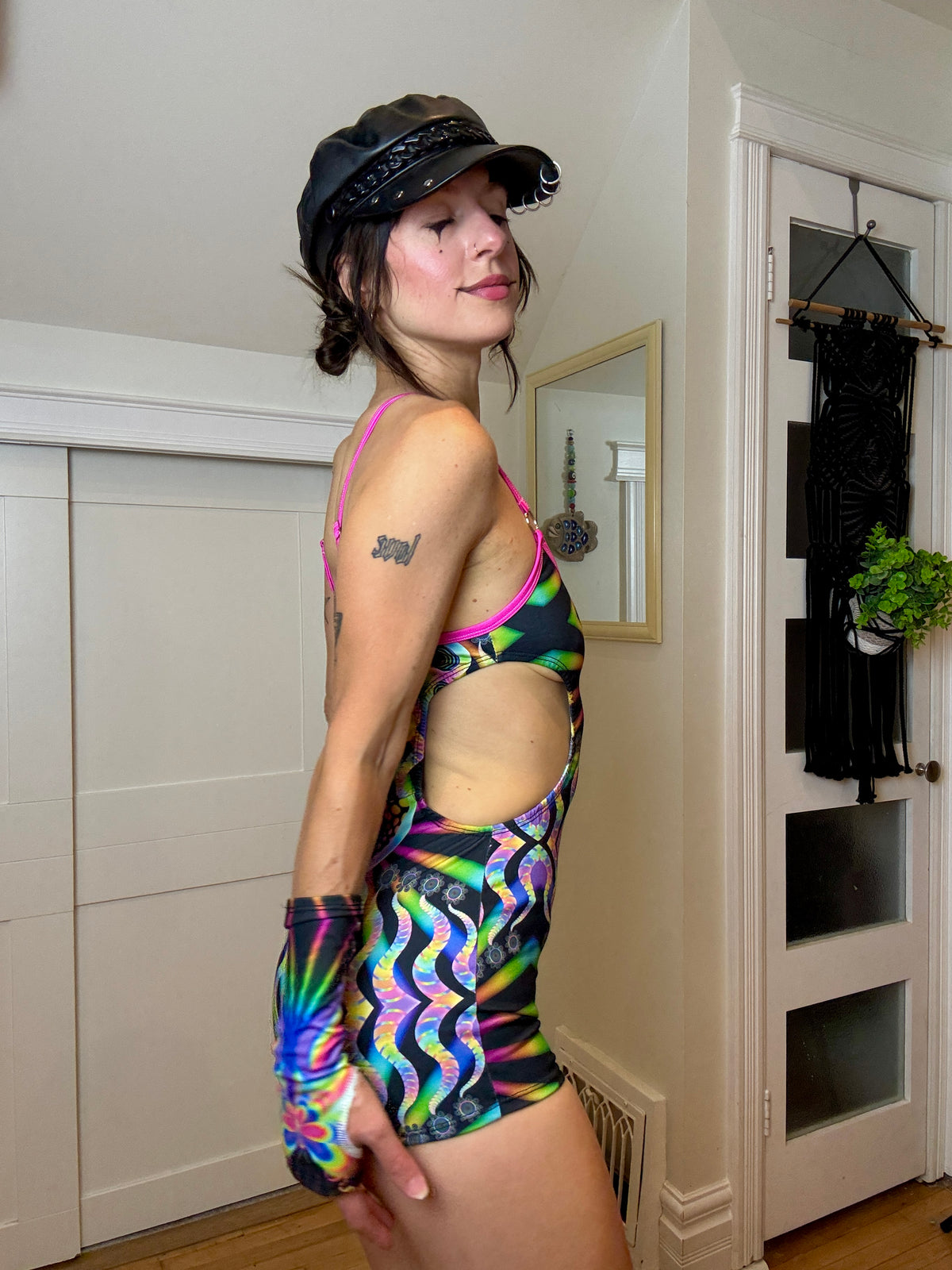 1:11 X Deep Space Violet - Tank Playsuit