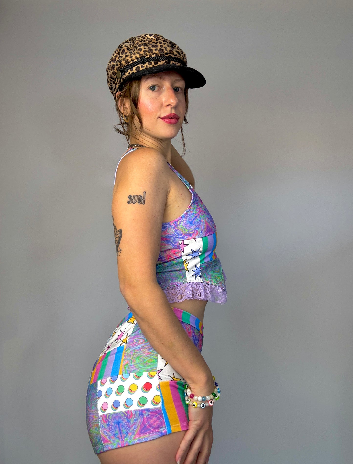 Clownin' Around Patchwork Vest (RTS - Size M)