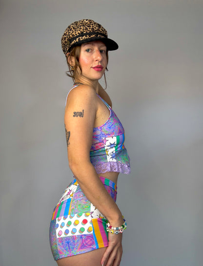 Clownin' Around Patchwork Vest (RTS - Size M)