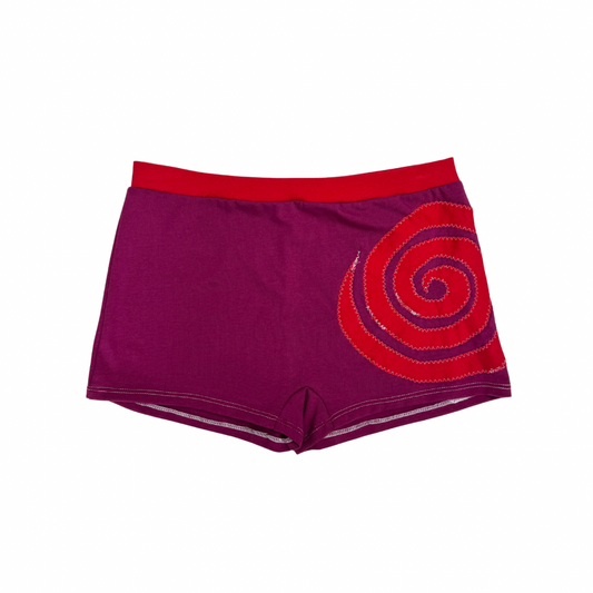 Into the Portal - Mid-rise Shorties (Red/Magenta - RTS)