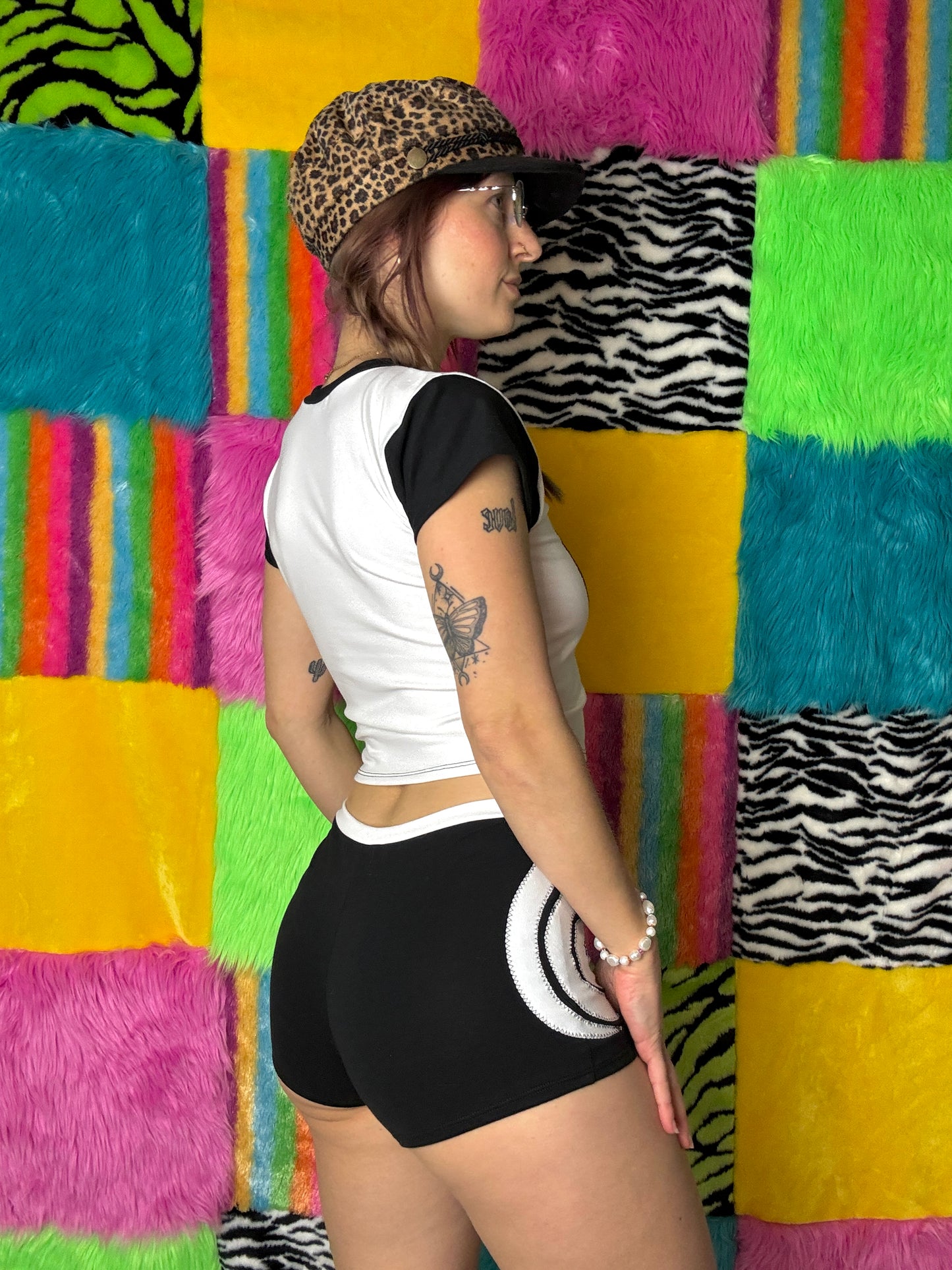 Into the Portal - Baby Tee (Black/White - RTS)