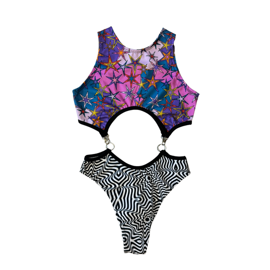 EOS SALE - Star o-ring bodysuit - Size L