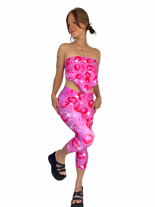 JOI - CHERRY BOMB capri leggings