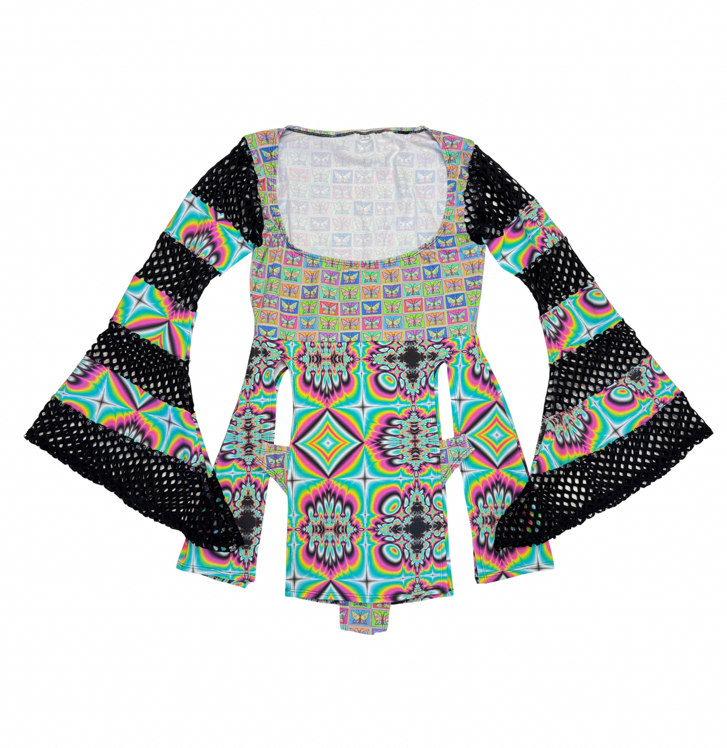 JULY - Manifest flare sleeve mini dress (8/12) - L