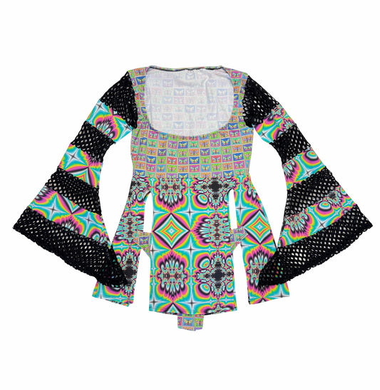JULY - Manifest flare sleeve mini dress (8/12) - L