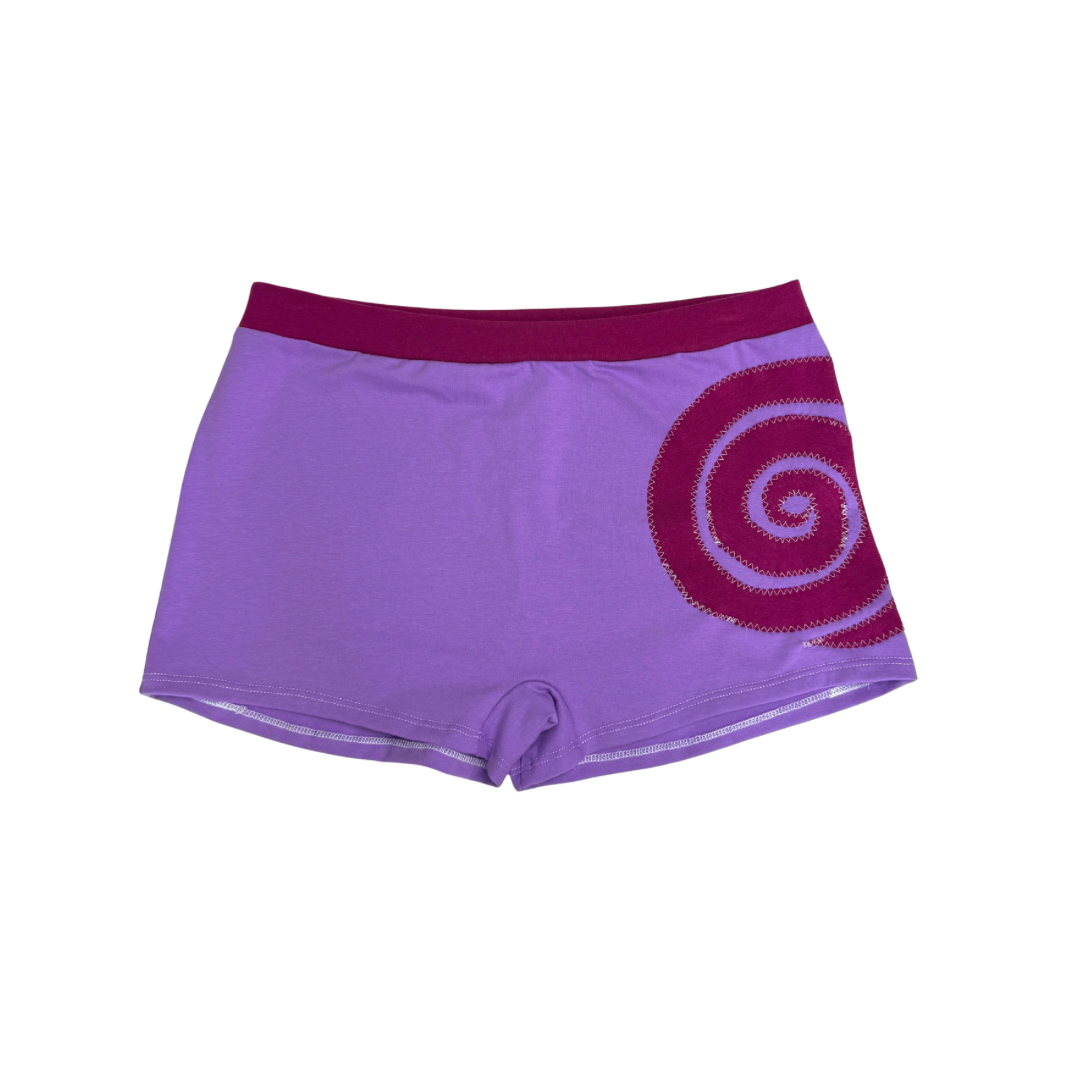 Into the Portal - Mid-rise Shorties (Purple/Magenta - RTS)
