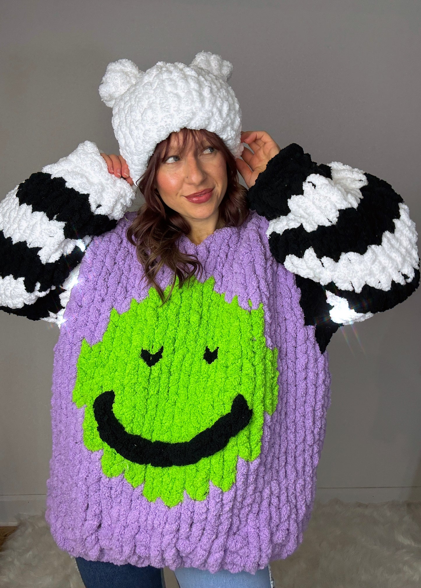 COZEE - Smiley Sweater (PRE-ORDER, MTO)