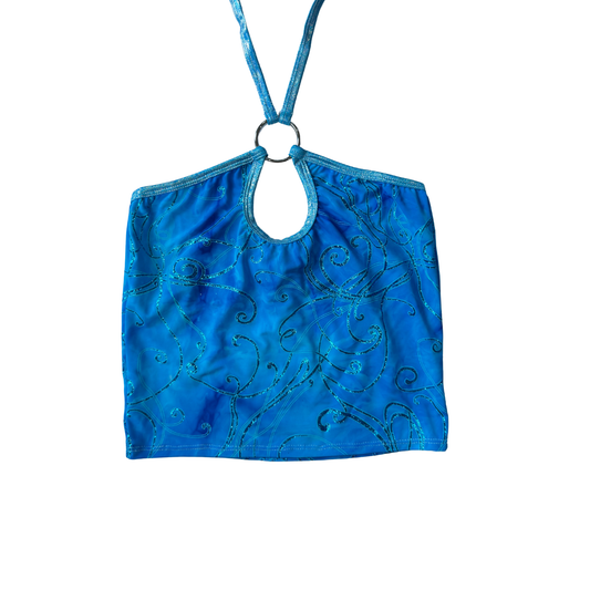 EOS SALE - blue fairy sparkle halter