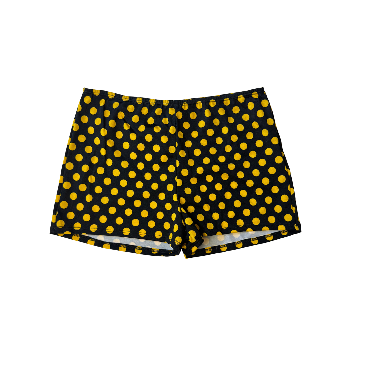 EOS SALE - Yellow Polka mid-rise shorties