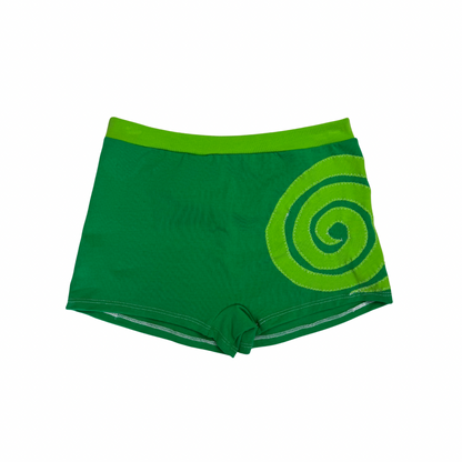Into the Portal - Mid-rise Shorties (Green/Dark Green - RTS)