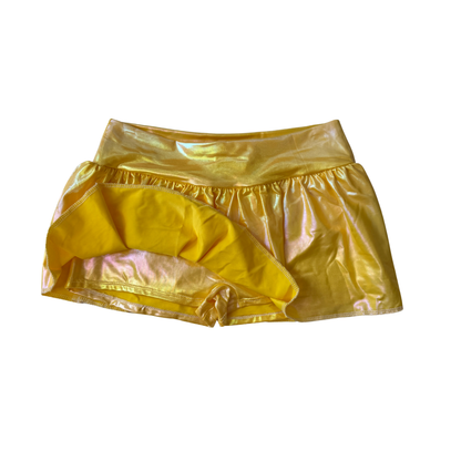 EOS SALE - yellow opal ruffle skort
