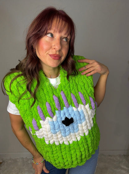 COZEE - 3rd Eye Sweater Vest (PRE-ORDER, MTO)