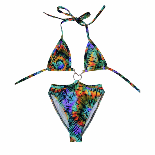SEPTEMBER - tie-dye o-ring bodysuit (size S)