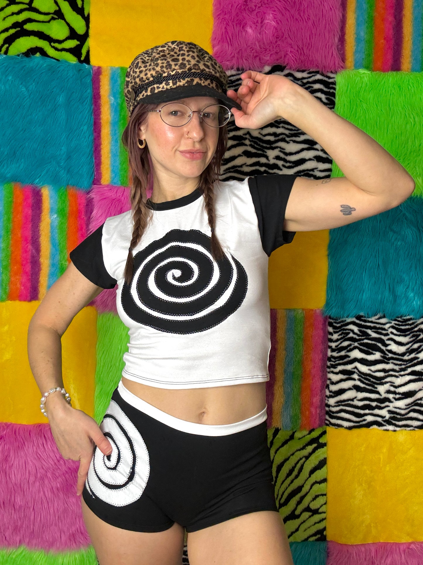 Into the Portal - Baby Tee (Black/White - RTS)