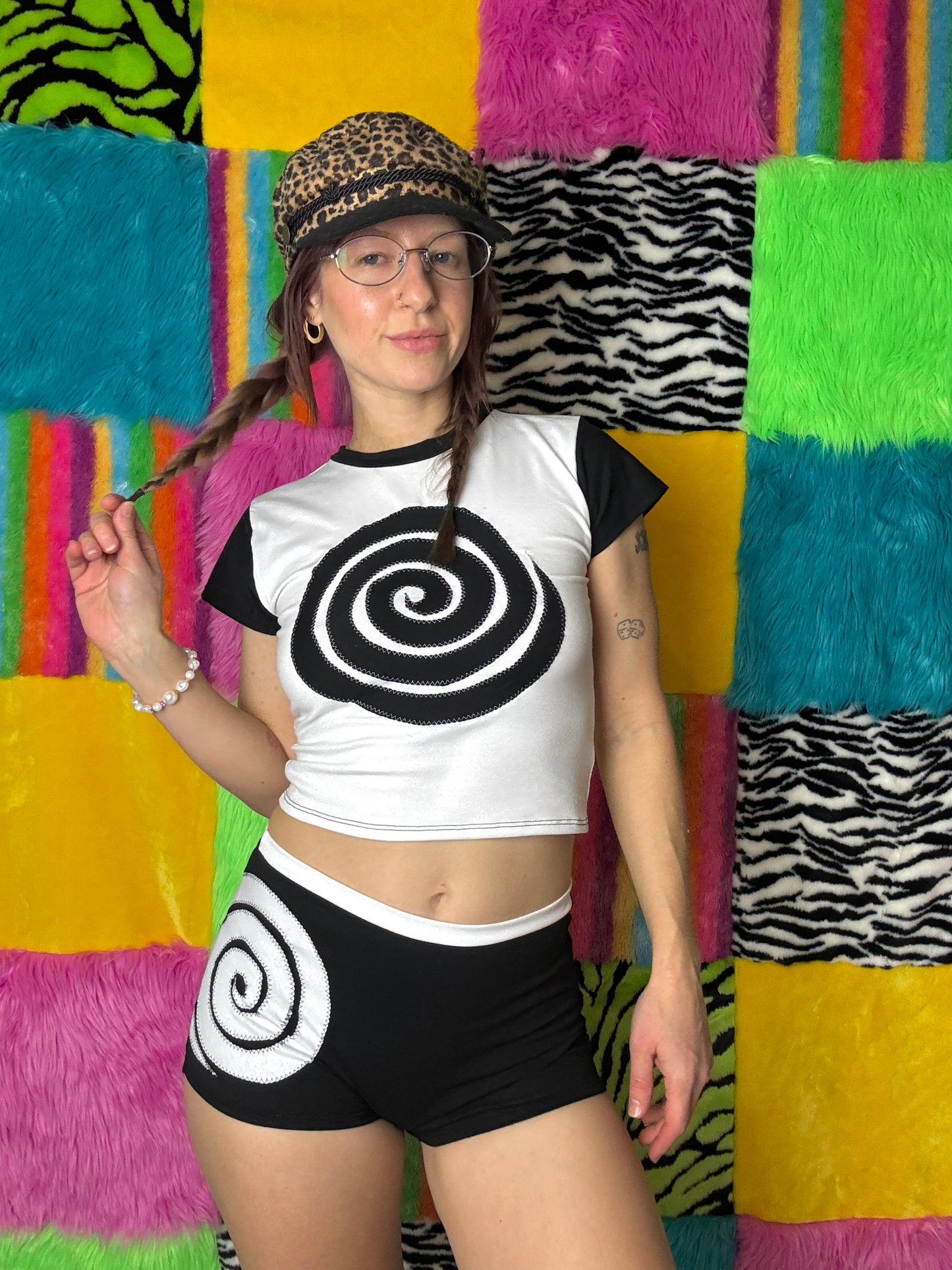 Into the Portal - Baby Tee (Black/White - RTS)