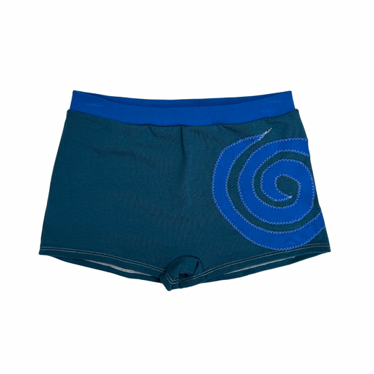 Into the Portal - Mid-rise Shorties (Blue/Dark Blue - RTS)