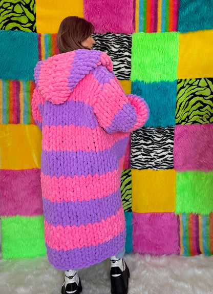 COZEE - Pink/Purple Long Jacket (RTS - Size L)