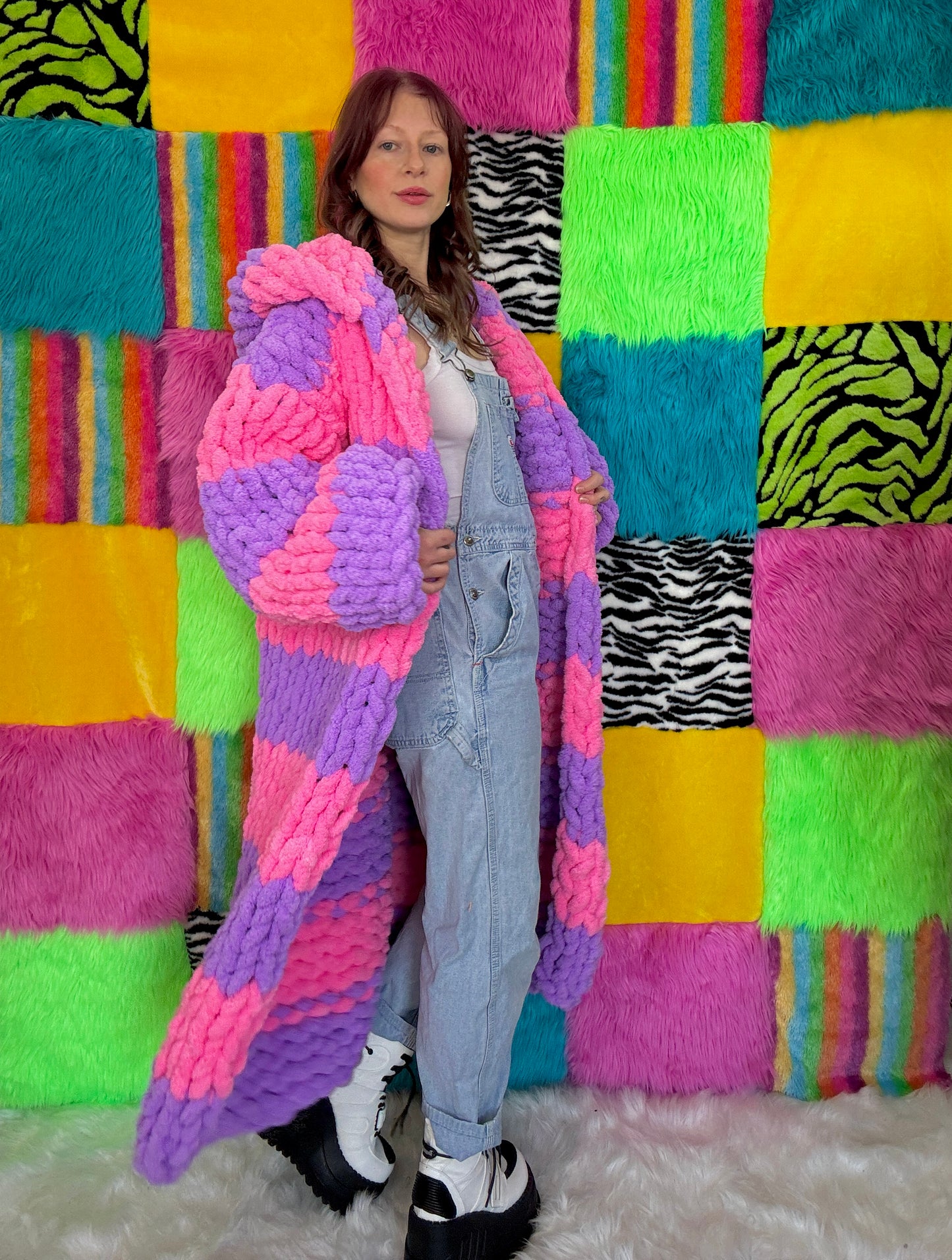 COZEE - Pink/Purple Long Jacket (RTS - Size L)