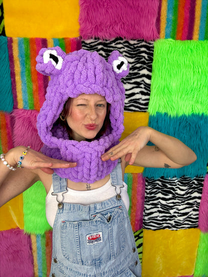 COZEE - Purple Frog Hood (RTS)