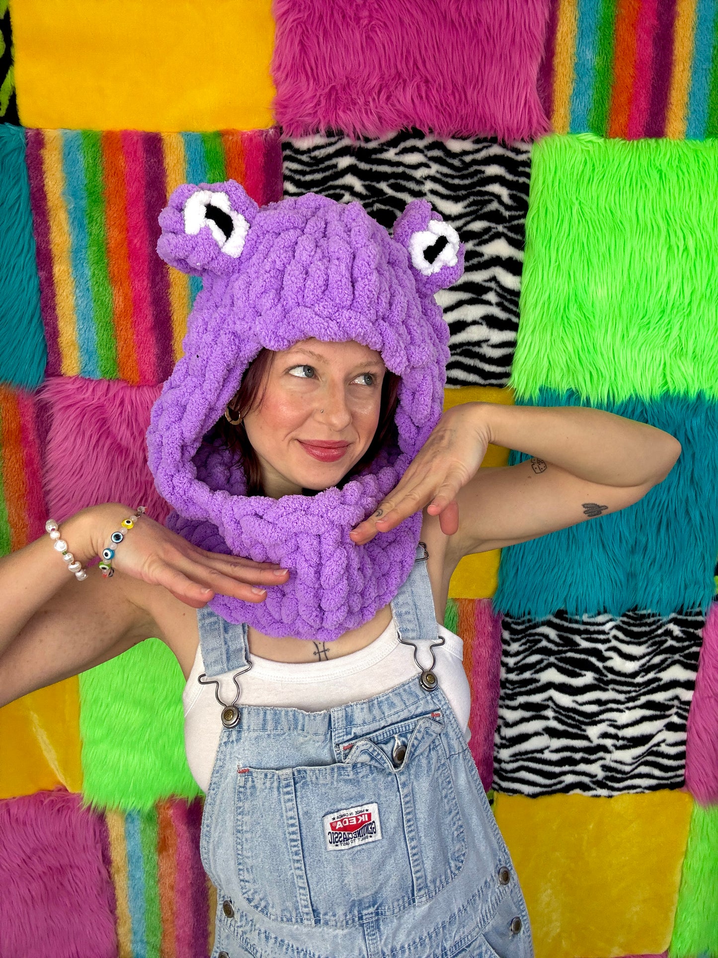 COZEE - Purple Frog Hood (RTS)